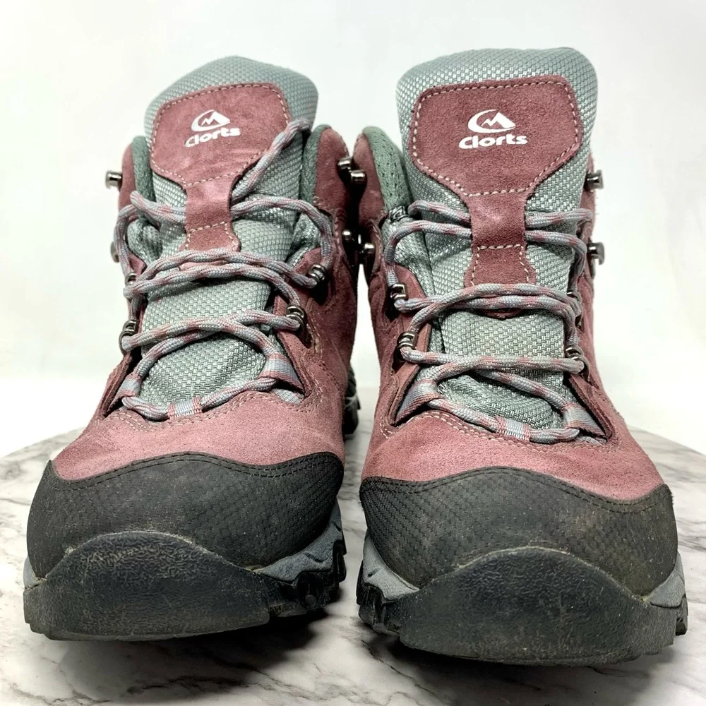 Clorts HKM-822E Suede Trail Hiking Boots 9.5/41 Waterproof Membrane Activewear - Picture 4 of 16